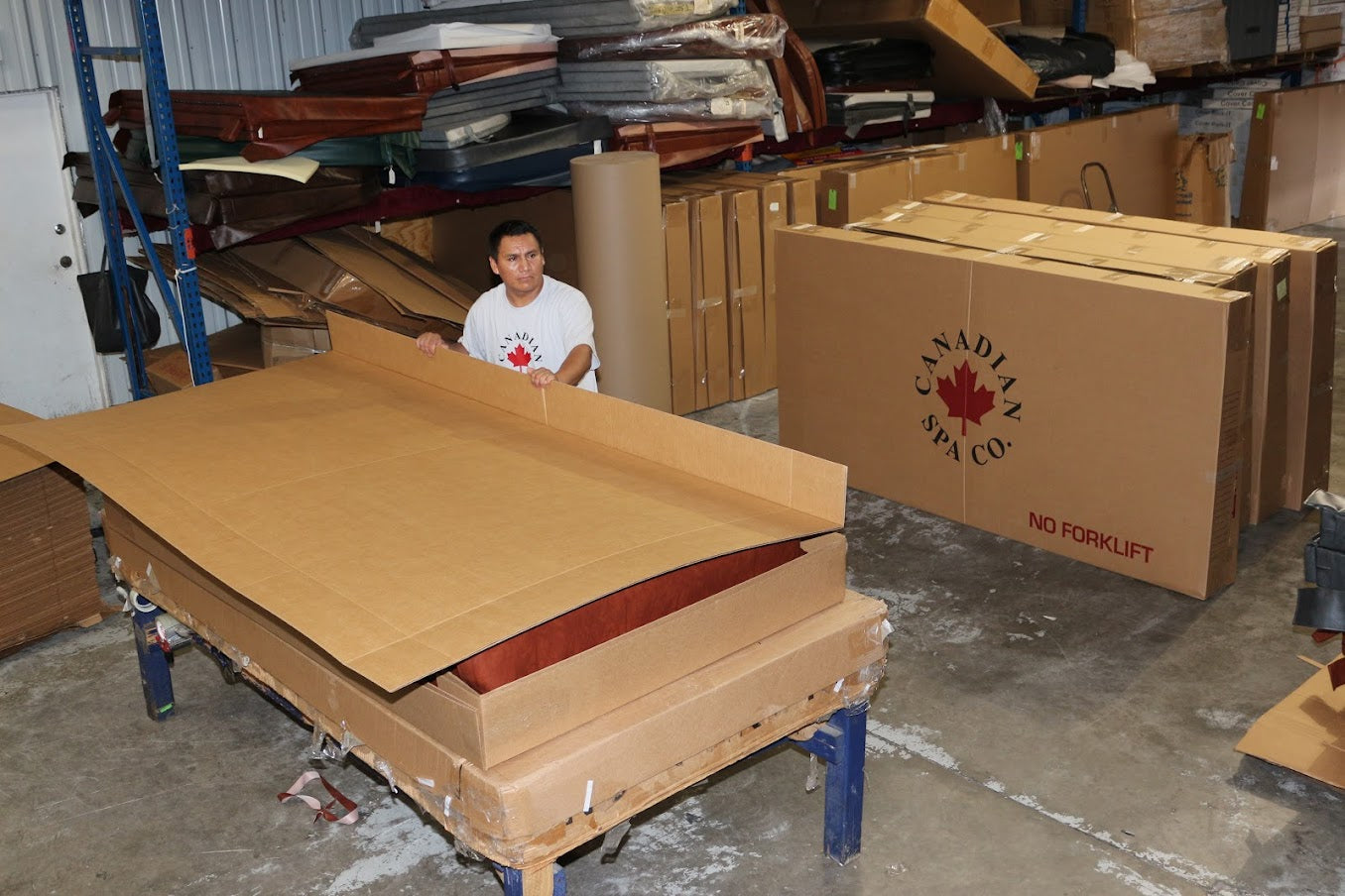 Swim Spa Cover - St Lawrence 16ft (Coffee) - Shipped in 2 Boxes