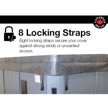 Swim Spa Cover - St Lawrence 20ft (Coffee) - Shipped in 2 Boxes