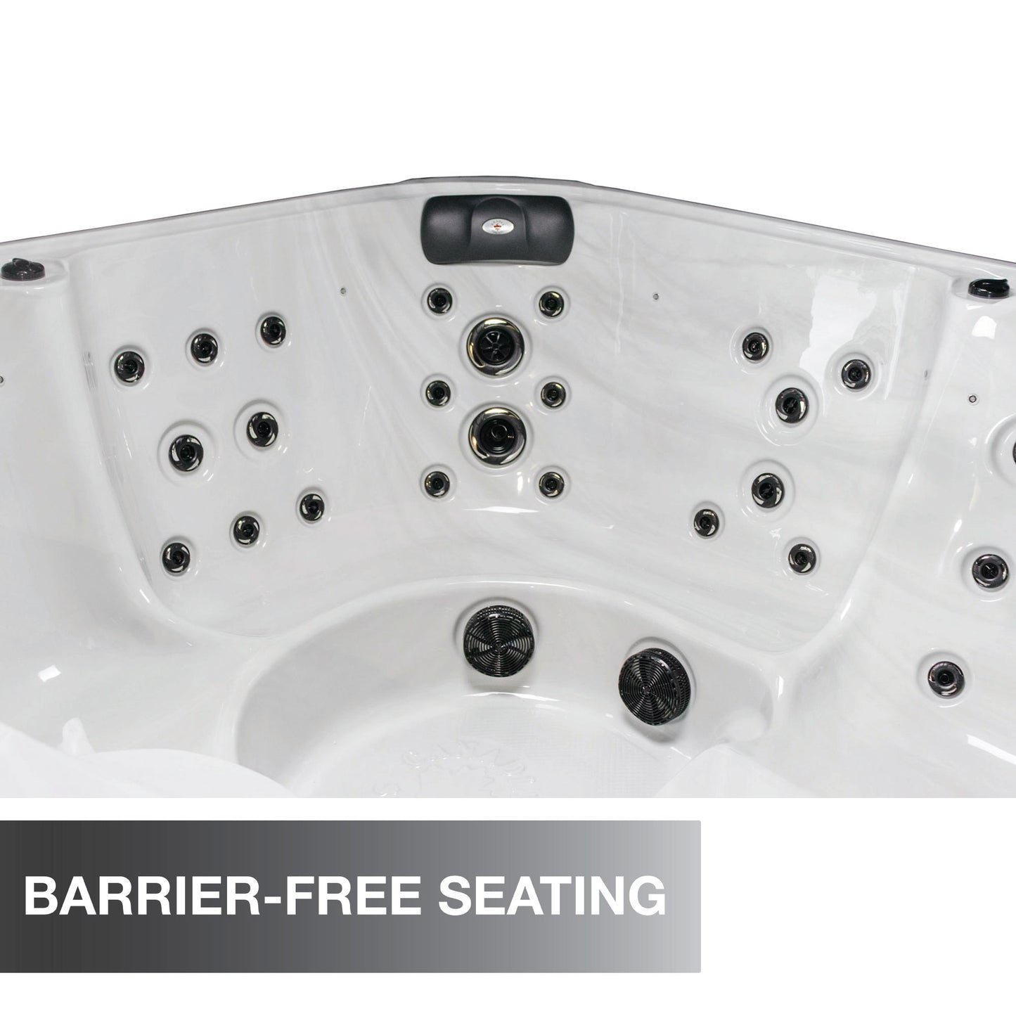 London AI Hot Tub | 6-Person 44-Jet | 213 x 213 cm