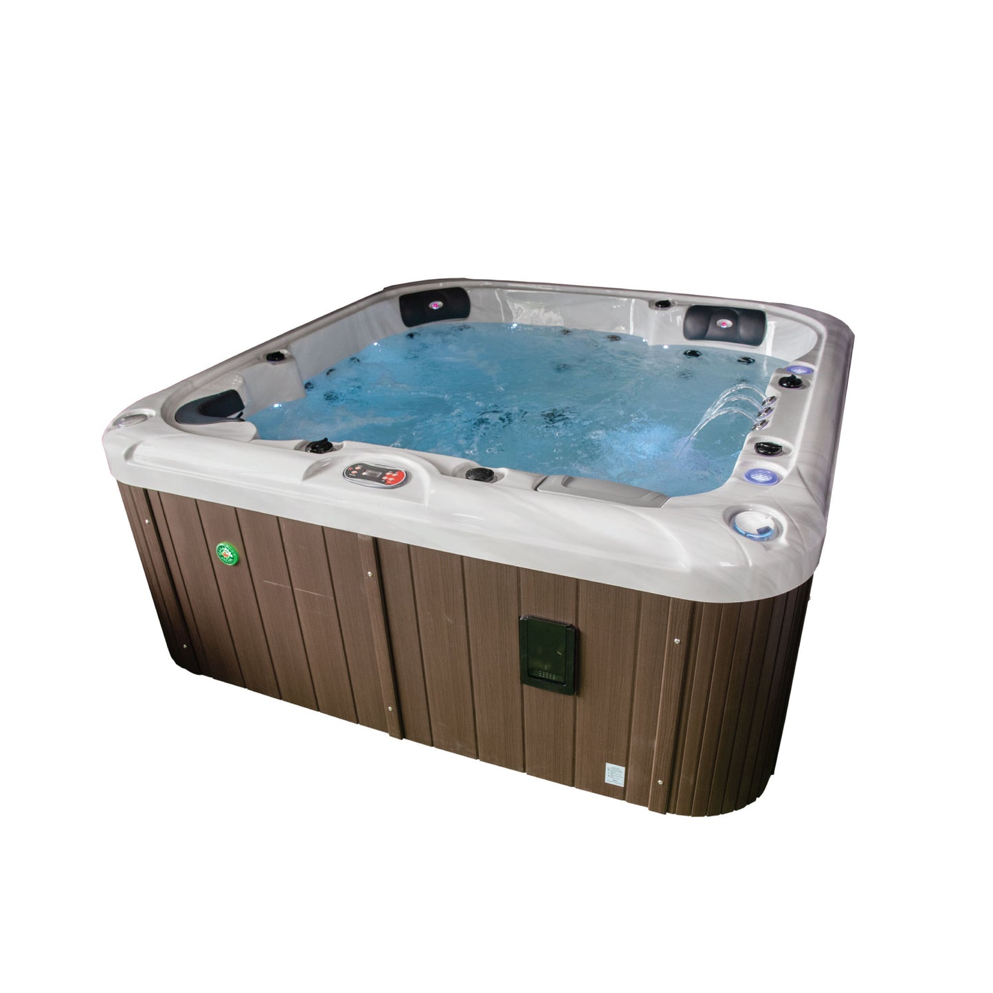 London AI Hot Tub | 6-Person 44-Jet | 213 x 213 cm