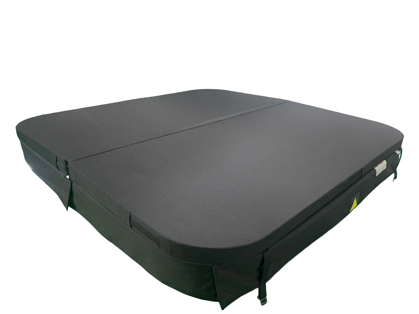 
Replacement Cover: Cornwall Size 198 x 198cm x Radius 15cm Black Oxford material