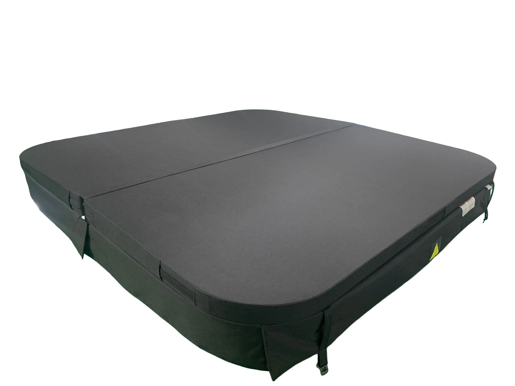Replacement Cover: Cornwall Size 198 x 198cm x Radius 15cm Black Oxford material