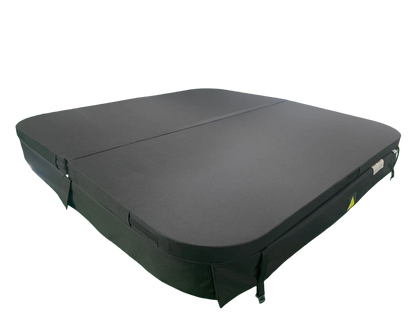 Replacement Cover: Cornwall Size 198 x 198cm x Radius 15cm Black Oxford material