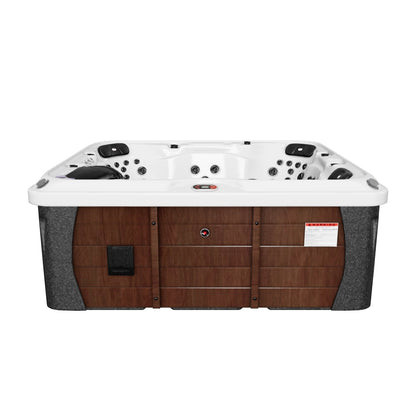 Alberta AI Hot Tub | 6-Person 57-Jet | 240 x 216 cm