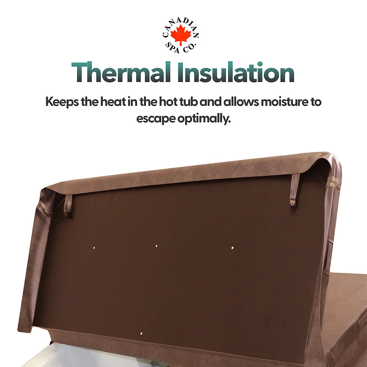 
Replacement cover for Toronto spa, coffee, 84 x 84in — Canadian Spa Company UK