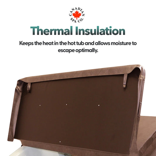 
Replacement cover for Toronto spa, coffee, 84 x 84in — Canadian Spa Company UK