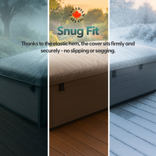 Rolling Spa Cover - Grand Bend - Brown