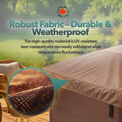 Rolling Cover - Alberta / Kingston 94.5 x 85in (240 x 216cm) - Brown