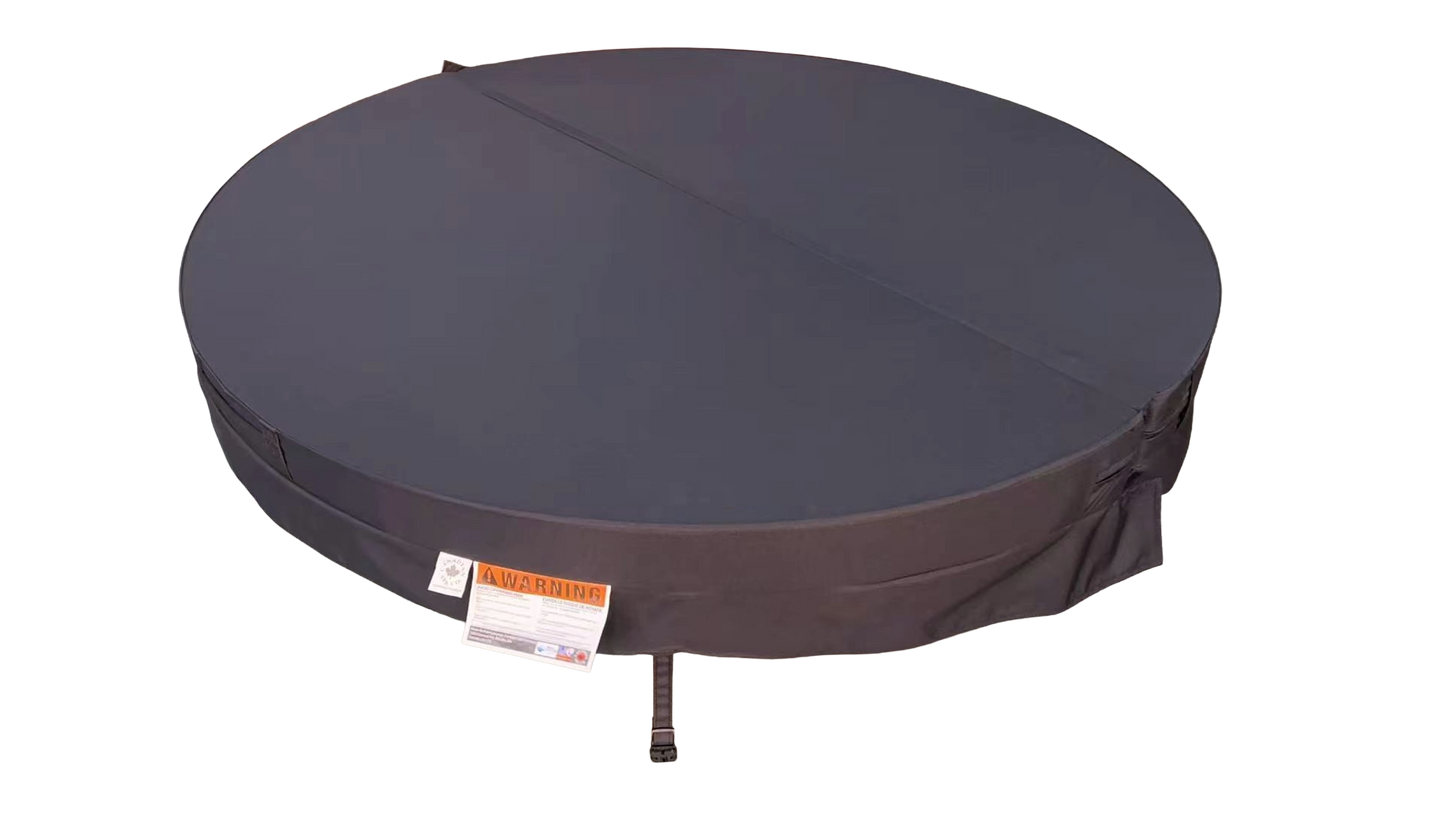 
Replacement Cover: Okanagan Oxford Black Material  63 Round 5 x 3