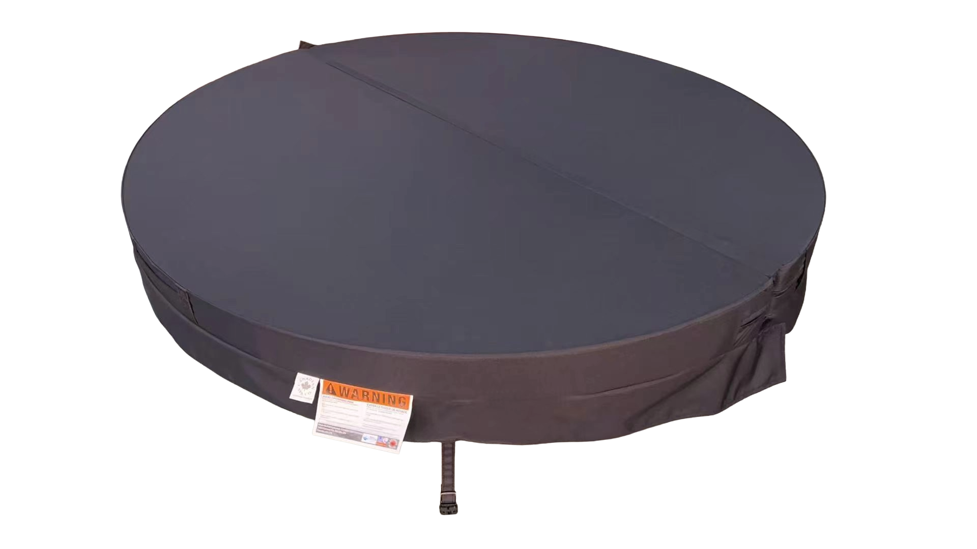 Replacement Cover: Okanagan Oxford Black Material  63 Round 5 x 3