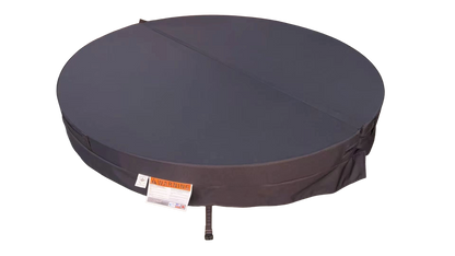 Replacement Cover: Okanagan Oxford Black Material  63 Round 5" x 3"