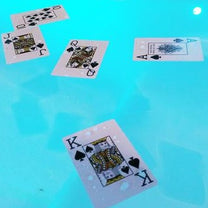 Waterproof Playing Cards, 2X deck of 54 cards each, perfect for hot tub, camping, festivals, picnic and outdoor