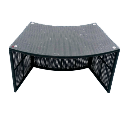 Canadian Spa Company_ KF-10002_Glass Top Bar_Fits 183 - 214cm (72” - 84”)_Round Surround Furniture_Hot Tubs