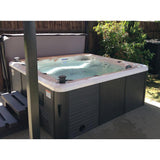 Canadian Spa Company_KH-10168_Toronto UV_Square_6-Person_44 -Jet Hot Tub_Blackout Insulation_UV Light Water Care_Lounger