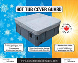 Canadian Spa Company_Cover Weather Guard - Square 7ft/213cm_ Waterproof, UV resistant, and durable_Hot Tubs