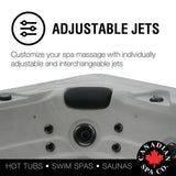 Canadian Spa Company_KS-10004_St Lawrence 13’_73 Jet_Swim Spa_Blackout Insulation_UV Light Water Care