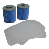 Canadian Spa Company_Spa_KA-10032_50sqft Glacier Antimicrobial Filters with Pre-Filters x 2_Hot Tubs