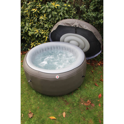 2023 Grand Rapids Inflatable 110-Jet 4-Person Hot Tub with LED Light