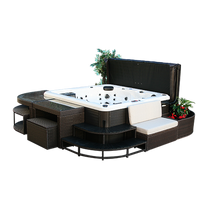 Canadian Spa Company_KF-10029_Love Seat_Square Spa Surround Furniture_Hot Tubs