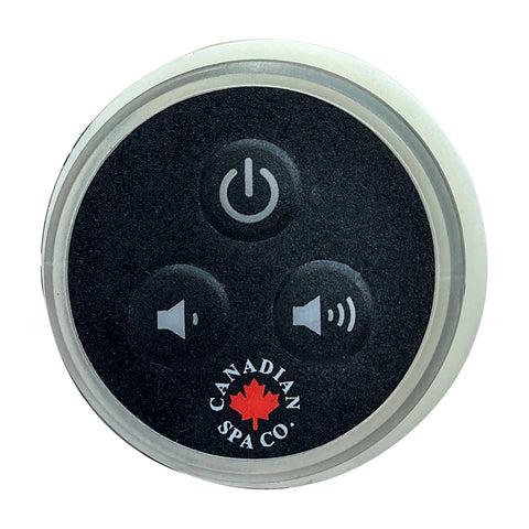 Canadian Spa Company_KK-10437_Mp3 On/Off Volume Controller - comes with a 30am lead/plug. Controller works with 2015 Amplifier_Hot Tubs