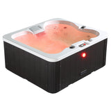 Canadian Spa Company_KH-10132_Manitoba_Rectangular_Plug_&_Play_4-Person_14-Jet Hot Tub_Blackout Insulation_UV Light Water Care_Patio Spas
