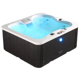 Canadian Spa Company_KH-10132_Manitoba_Rectangular_Plug_&_Play_4-Person_14-Jet Hot Tub_Blackout Insulation_UV Light Water Care_Patio Spas