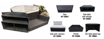Canadian Spa Company_KF-10066_Muskoka Planter_Surround Furniture_Hot Tubs
